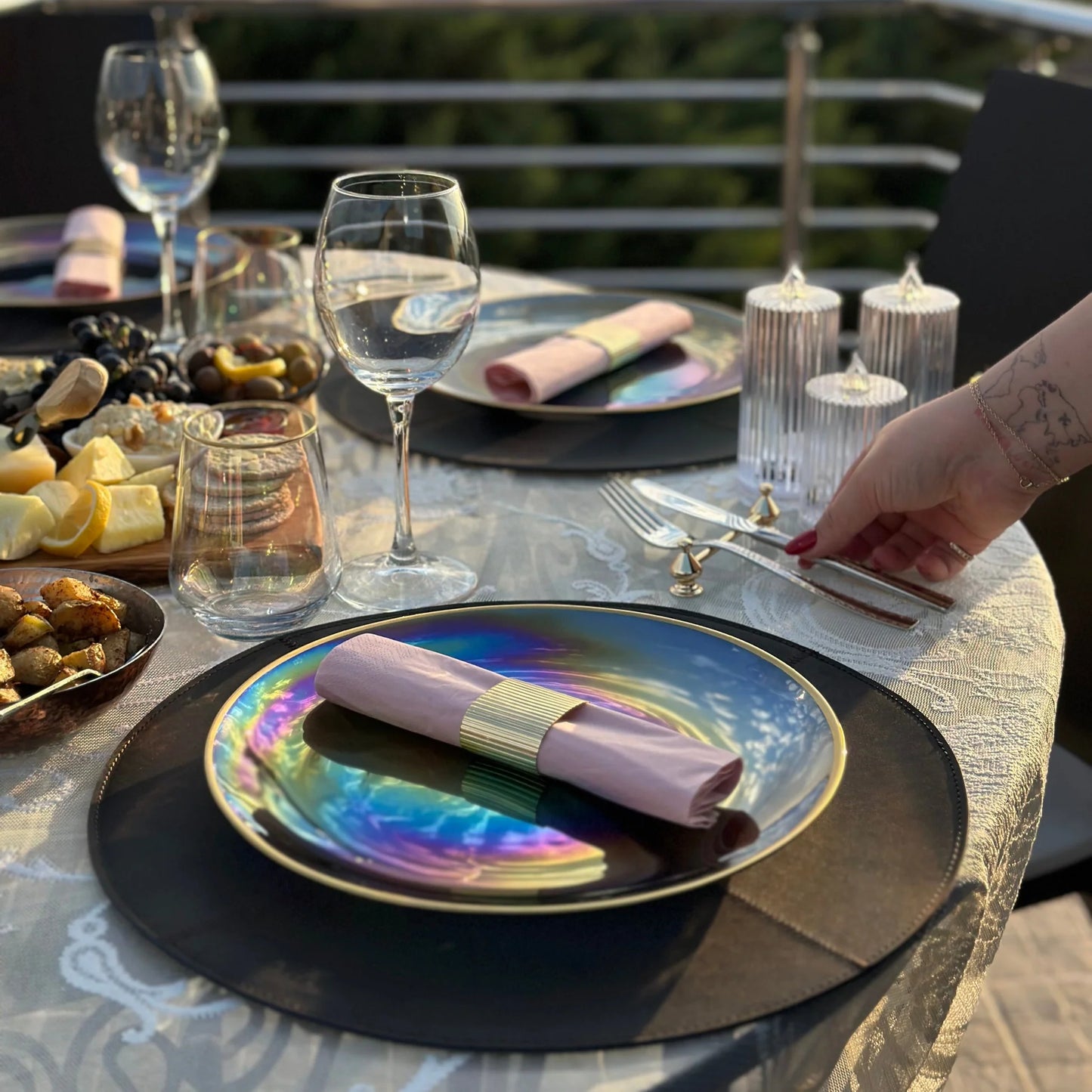 Burio 6'lı Çatal Bıçak Dayama Standı