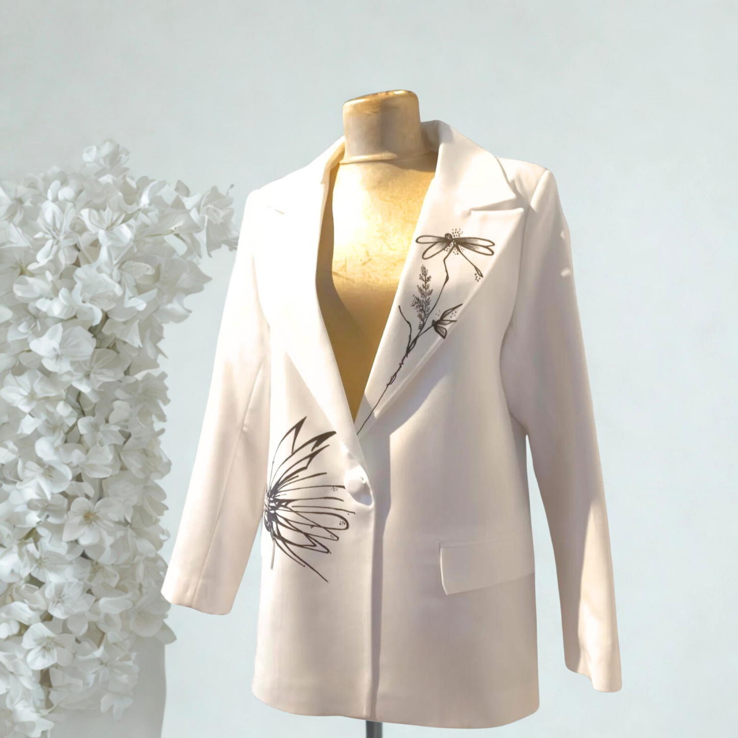 🌿 El Boyaması Blazer Ceket – Kişiye Özel Tasarım