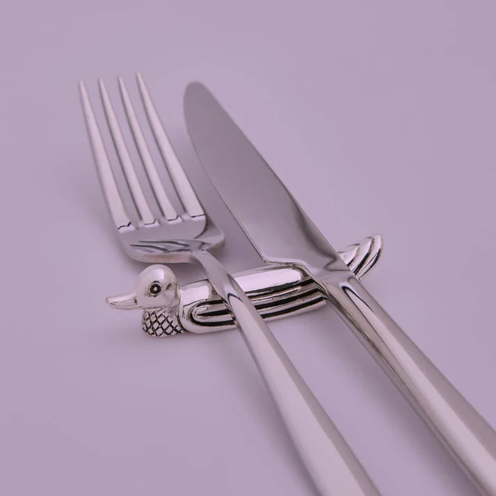 Brisingamen Gümüş Kaplama 6’lı Bıçak Dayama Seti