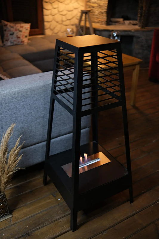 Pyramid Ayaklı Bioethanol Şömine