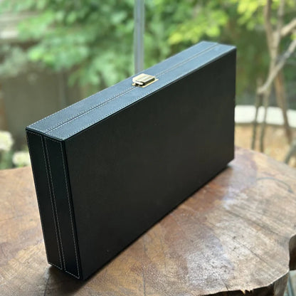 Diamante Deri Kaplama Kişiselleştirilebilir Tavla