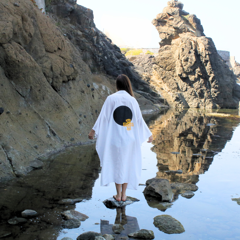 Thunderbird Kimono - El Boyaması - Custom Design