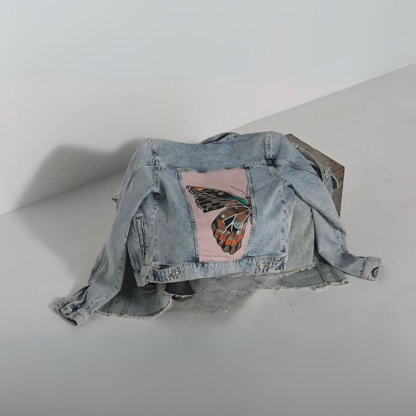 Kendin Tasarla - El Boyaması Kot Ceket