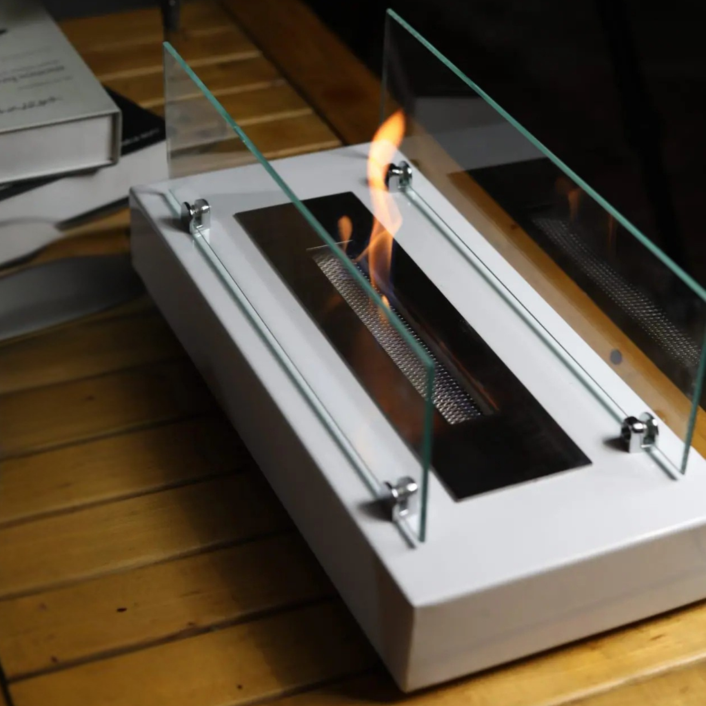 AURAFIRE Masa Üstü Bioethanol Şömine – Siyah