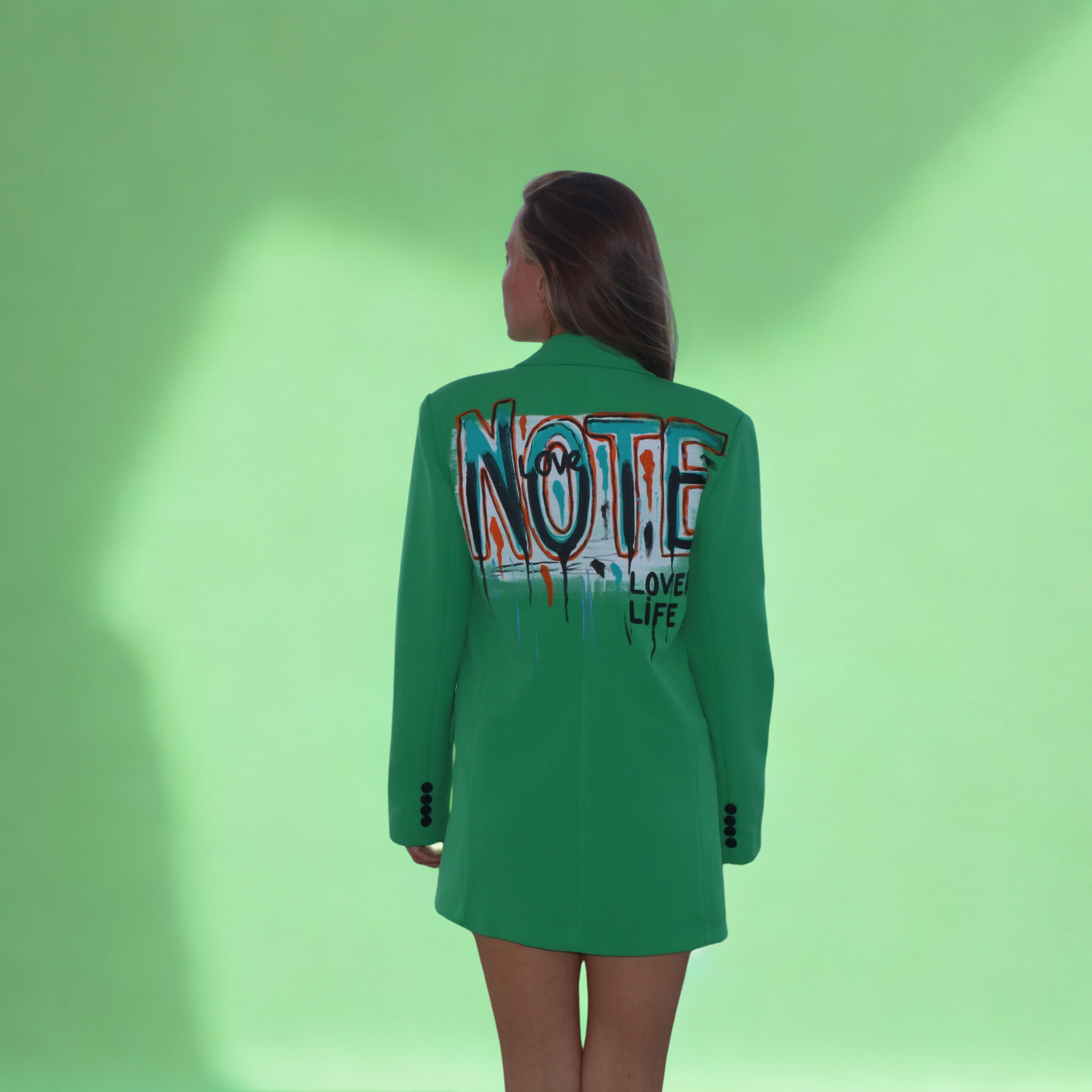 El Boyaması Blazer Ceket – Kendin Tasarla