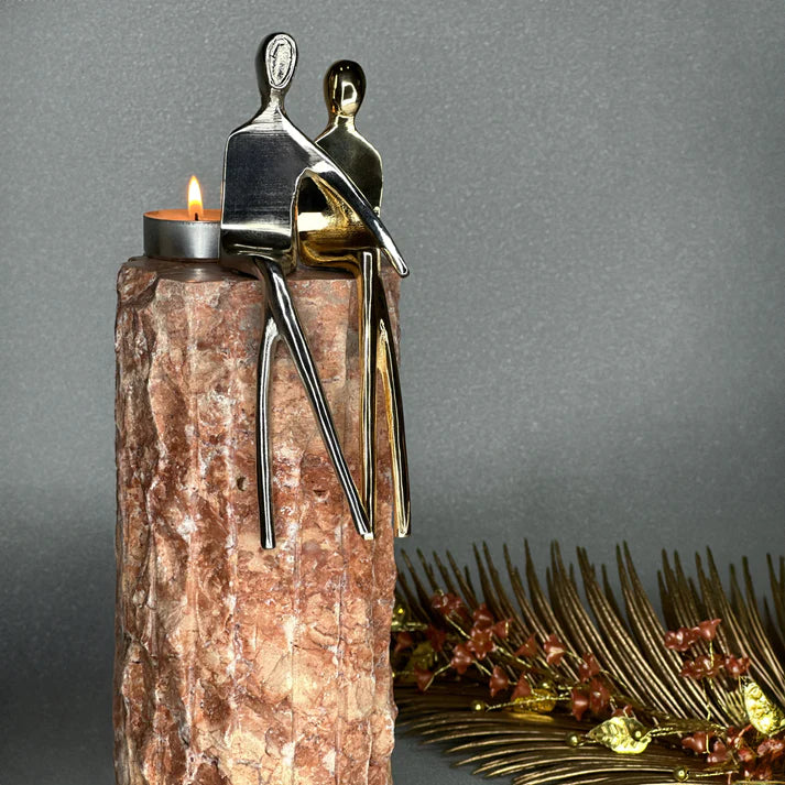 Merleger Büyük Boy Dekoratif Mumluk