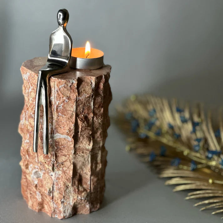 Merleger Küçük Boy Dekoratif Mumluk