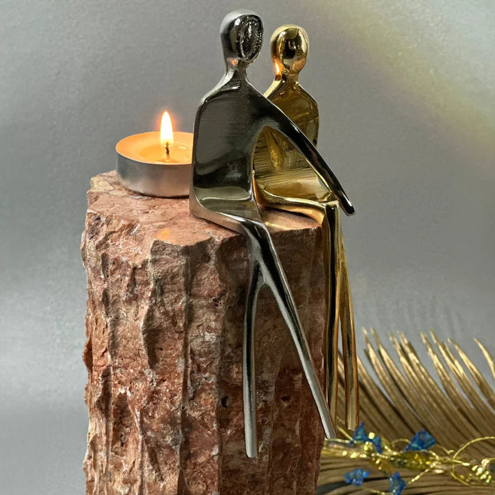 Merleger Büyük Boy Dekoratif Mumluk