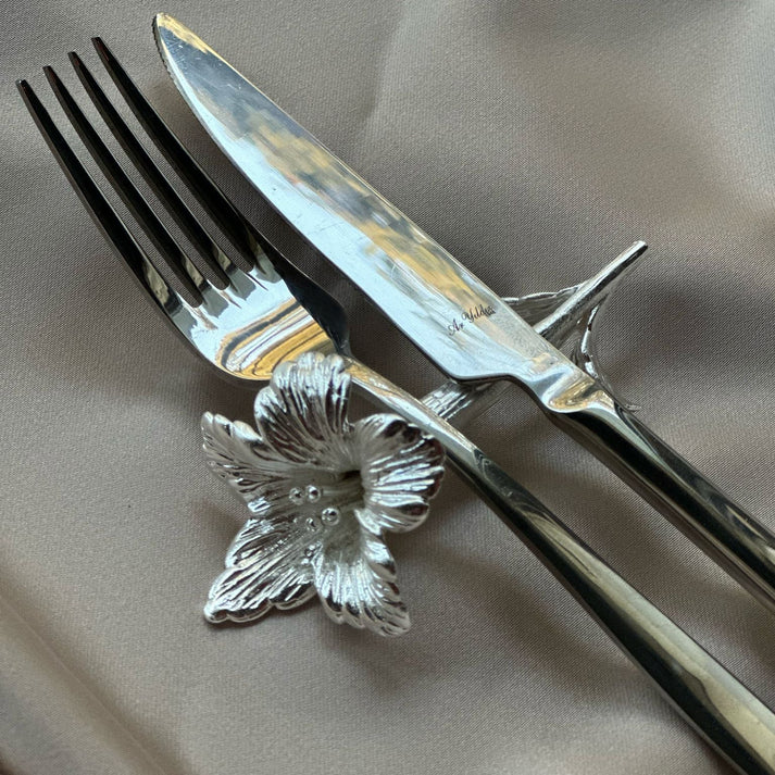 Tusenfryd Çiçek Figürlü 6’lı Bıçak Dayama