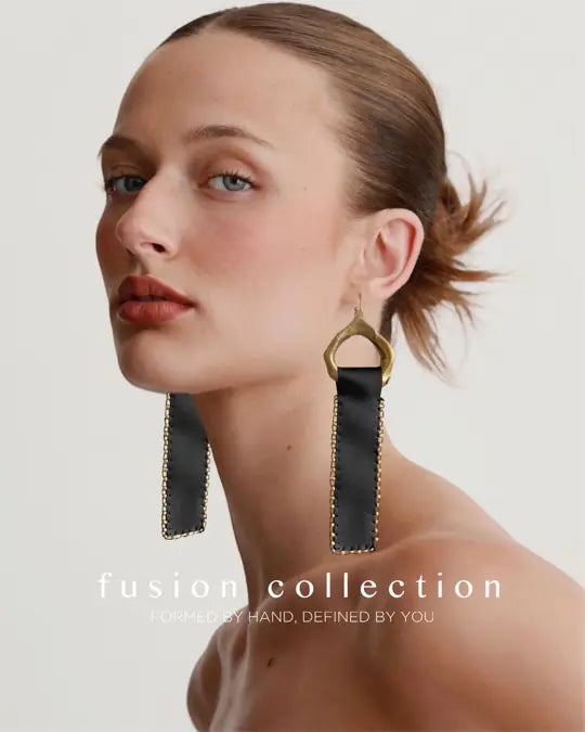 Fusion Black Line Küpe