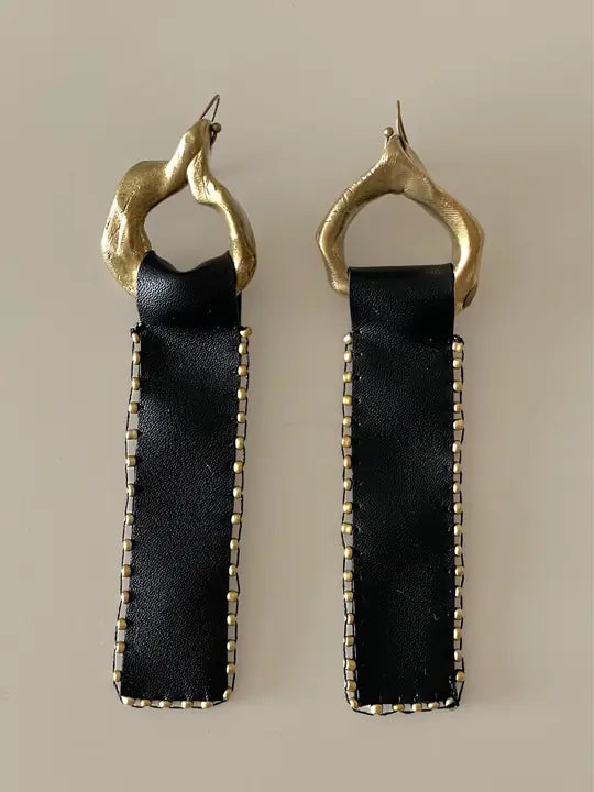 Fusion Black Line Küpe