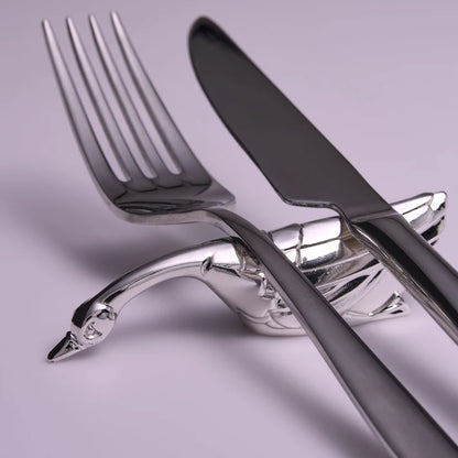 Brisingamen Gümüş Kaplama 6’lı Bıçak Dayama Seti