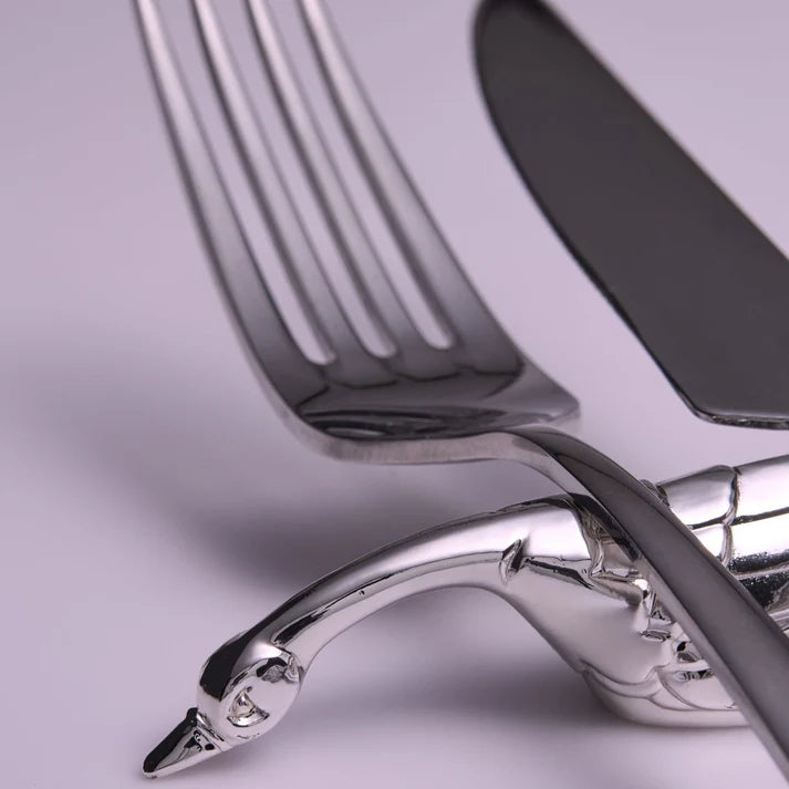 Brisingamen Gümüş Kaplama 6’lı Bıçak Dayama Seti