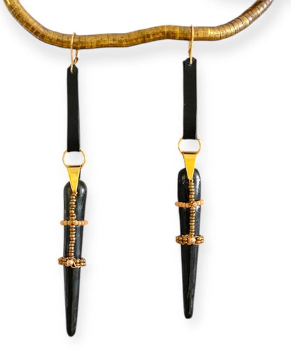 Fusion Enerji Siyah Küpe