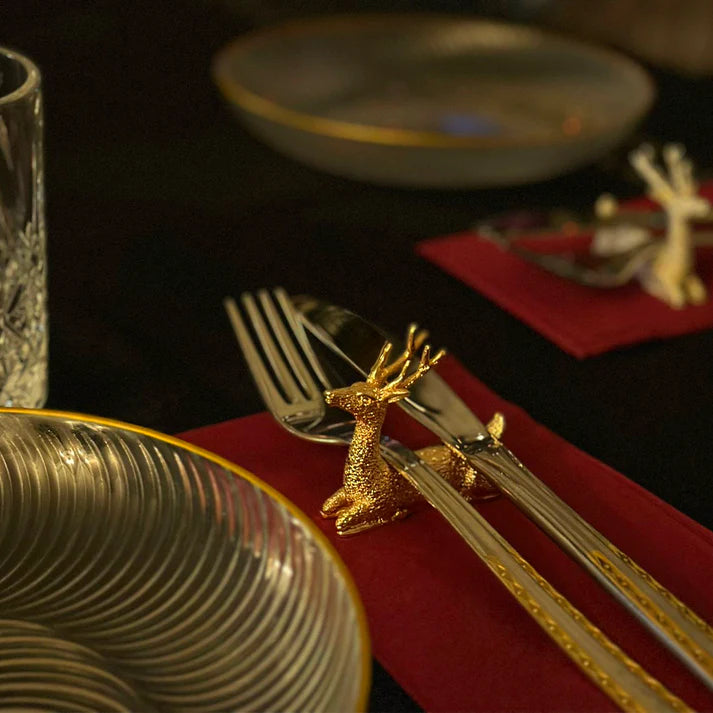 Kyrenitis Geyik Figürlü Bıçak Dayama