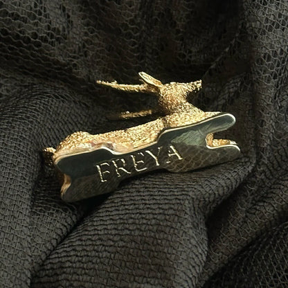 Kyrenitis Geyik Figürlü Bıçak Dayama