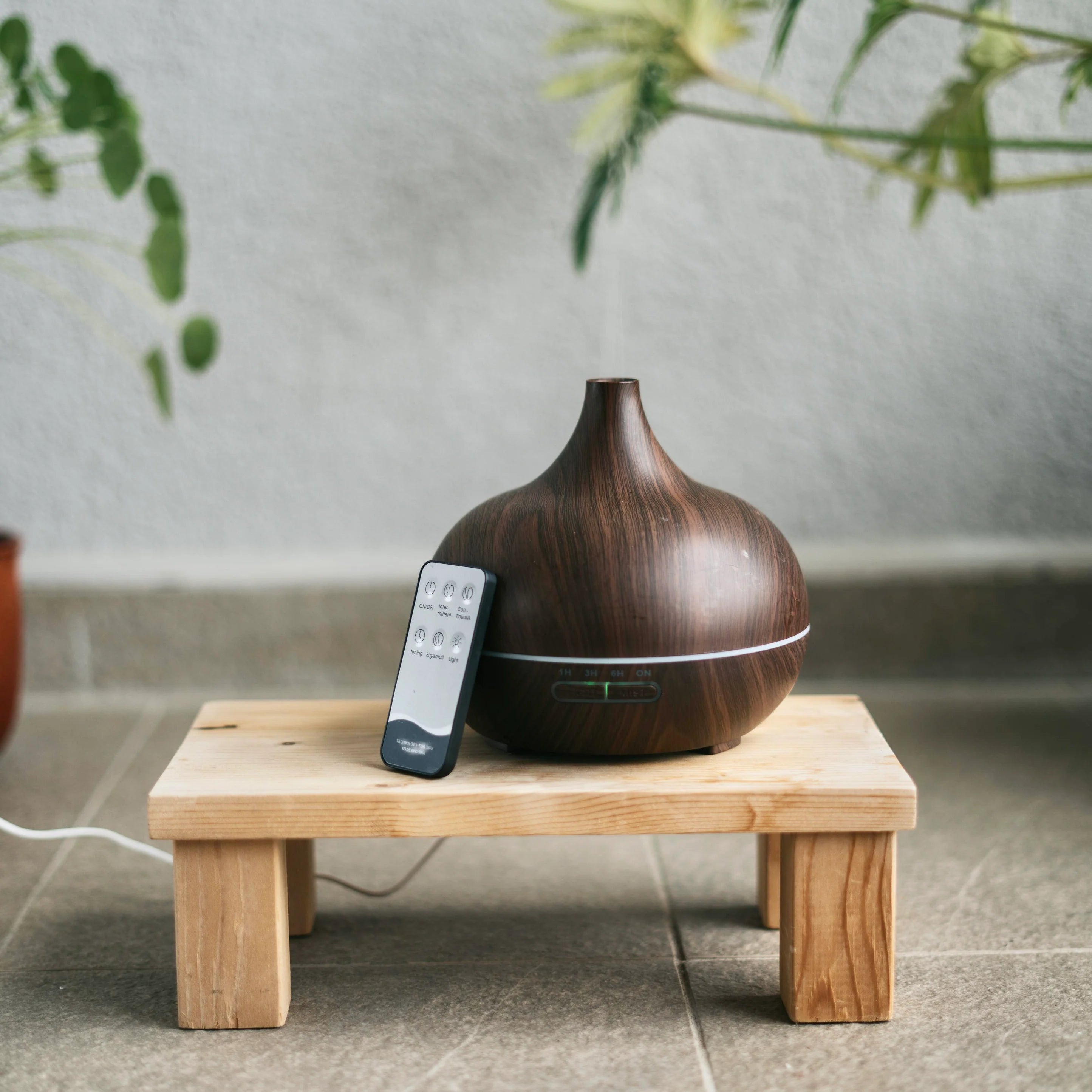 Aromaterapi Difüzör - Koyu Kahverengi