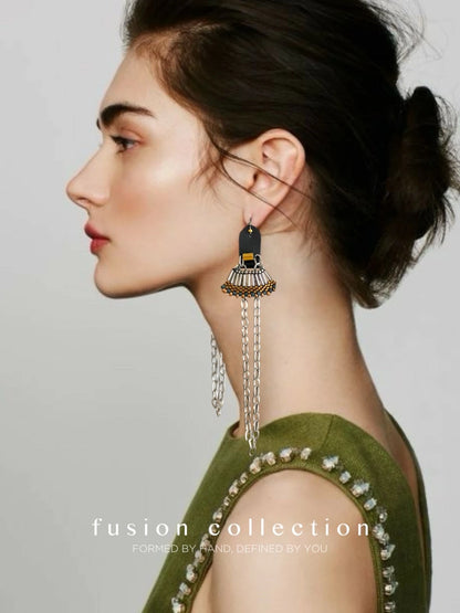 Fusion Silver İşleme Küpe