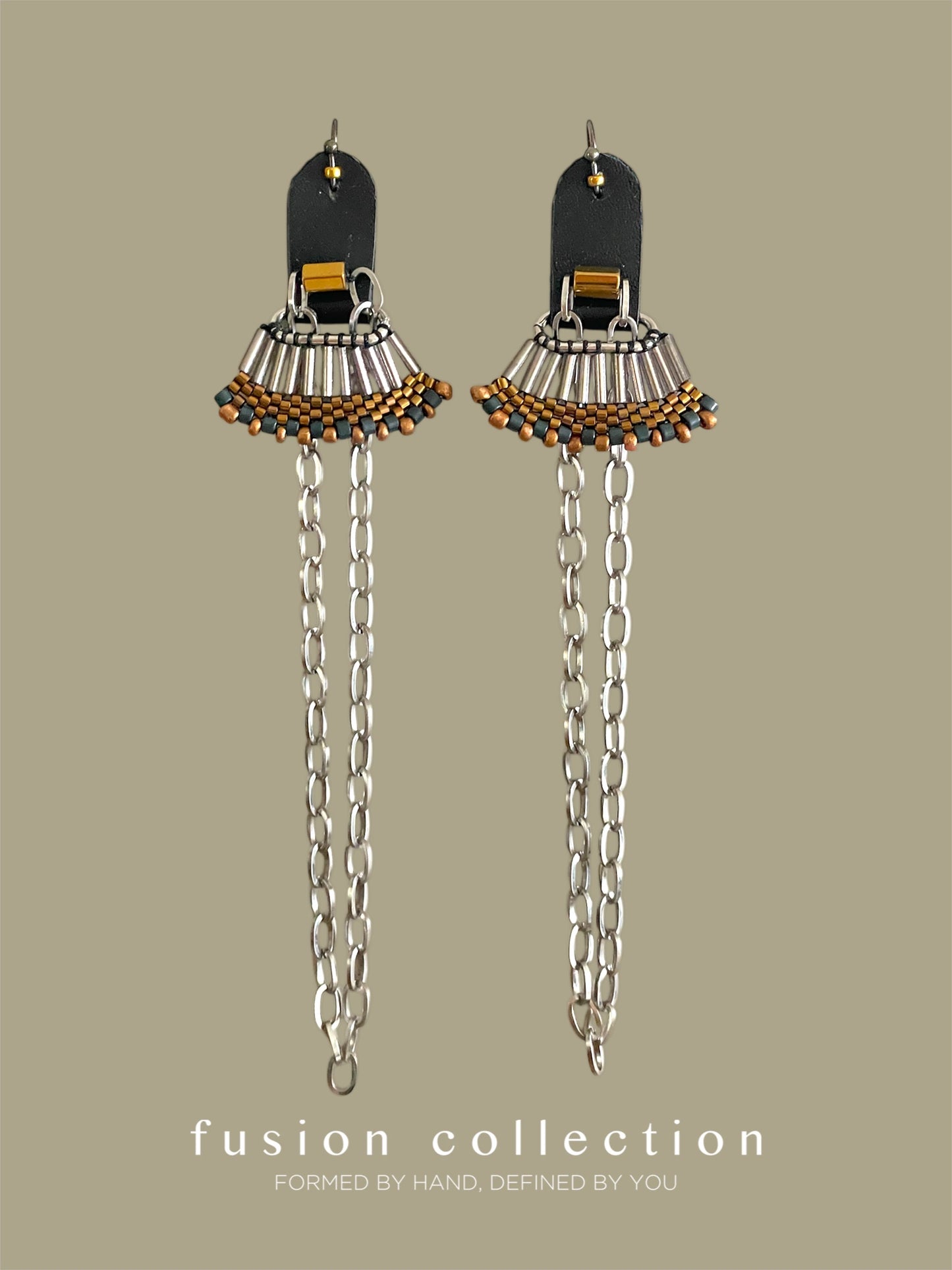 Fusion Silver İşleme Küpe