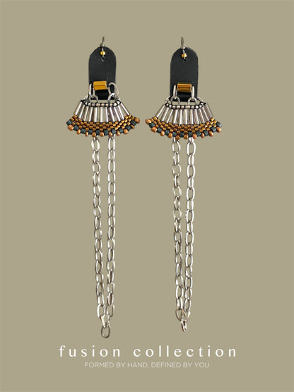 Fusion Silver İşleme Küpe