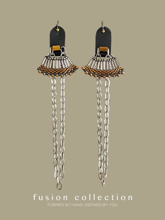 Fusion Silver İşleme Küpe