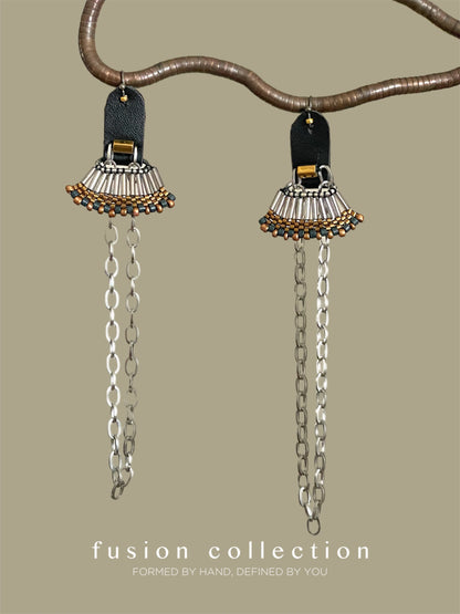 Fusion Silver İşleme Küpe