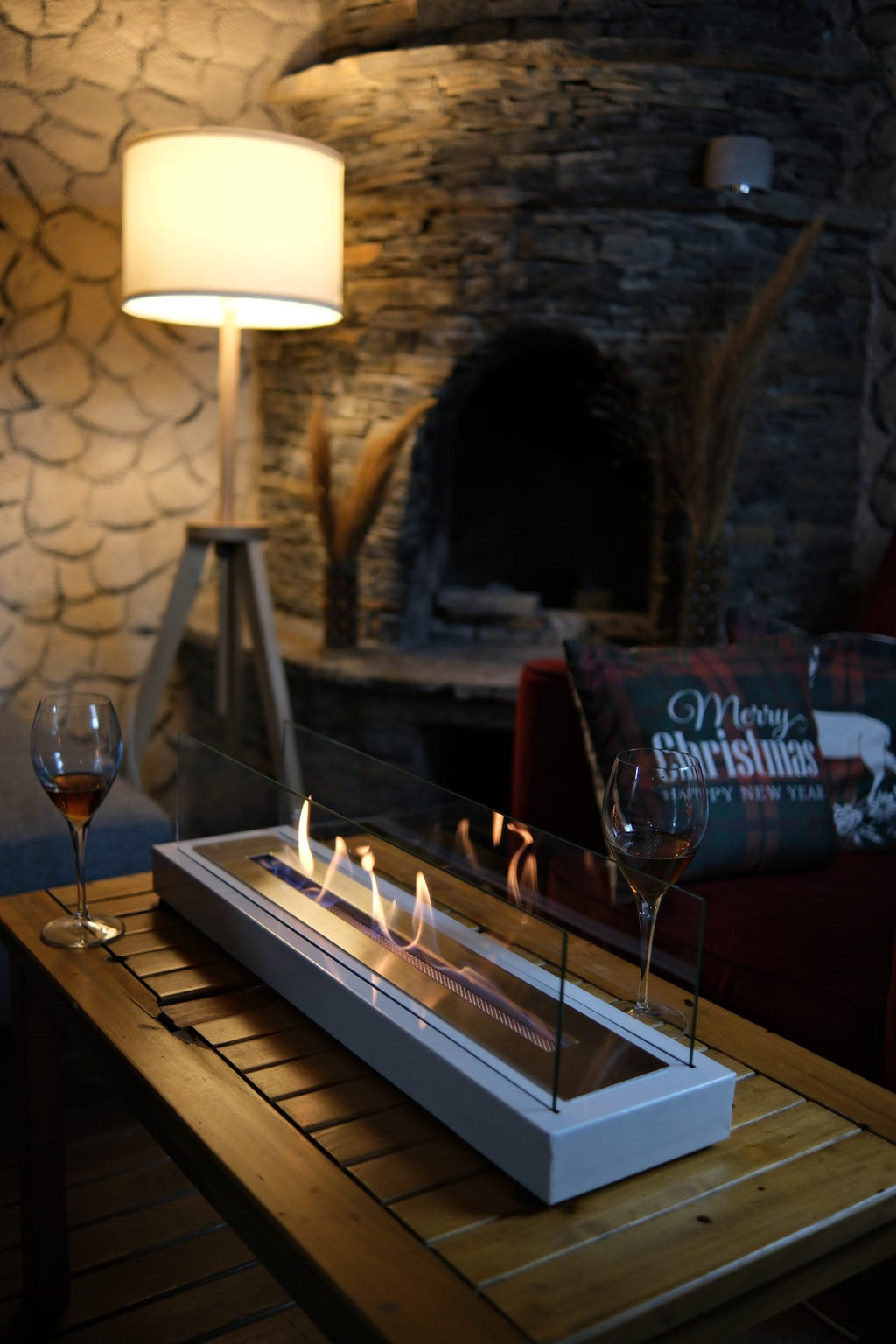 AURAFIRE Masaüstü Şömine - Siyah