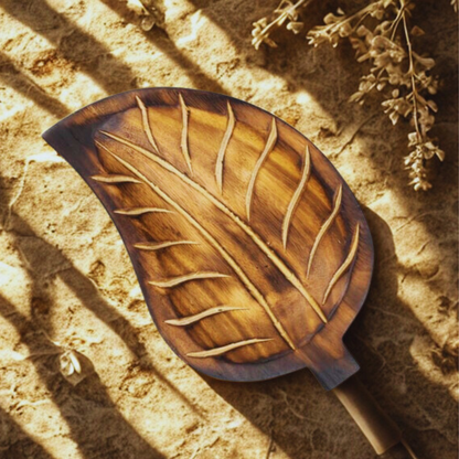 Yaprak Temalı Çubuk Tütsülük  | Hint Gül Ağacı – El Yapımı & Doğal