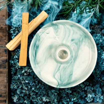 Yeşil Seramik Palo Santo Tütsülük
